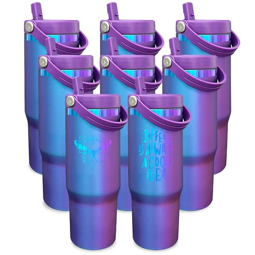 Metalya tumbler with - 30, oz