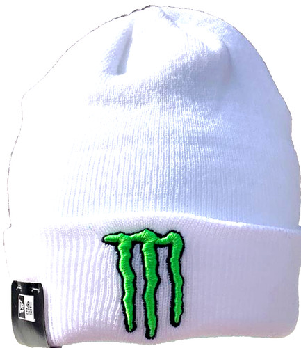 White cuffed beanie winter - cuffed,