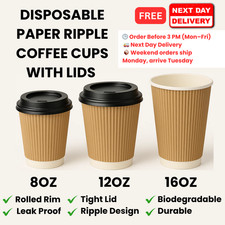 Disposable Kraft Coffee Cups