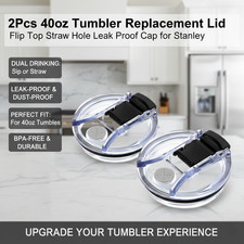 2Pcs 40oz Tumbler Replacement