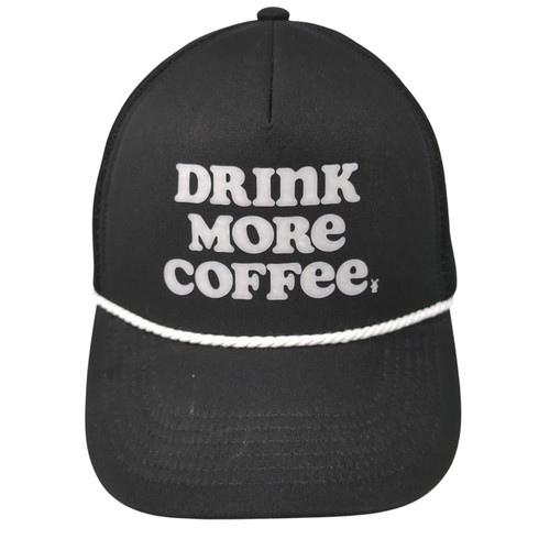 Drink more coffee snapback - more,