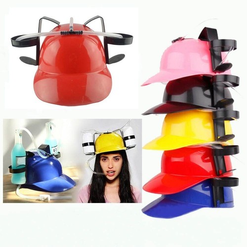 With straw beverage helmet - straw,