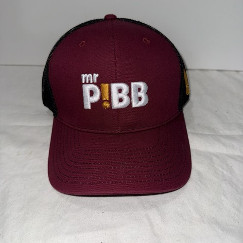 Pibb trucker hat maroon - pibb,