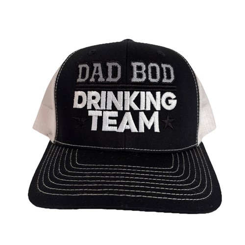 Dad bod drinking - team, black