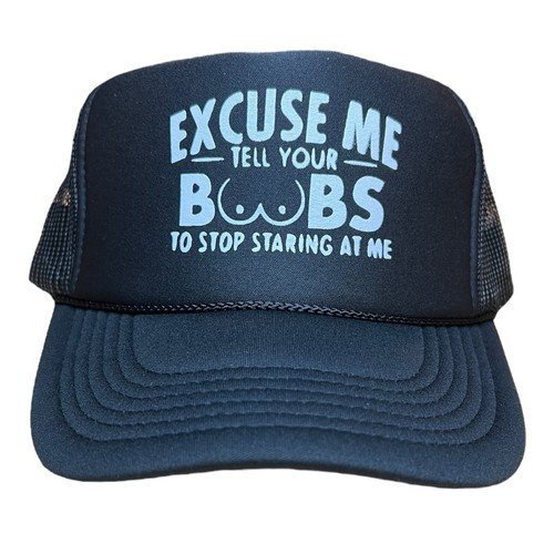 Funny trucker hat - hat, excuse