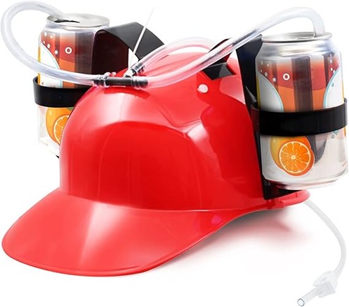 Drinking helmet can - helmet, holder