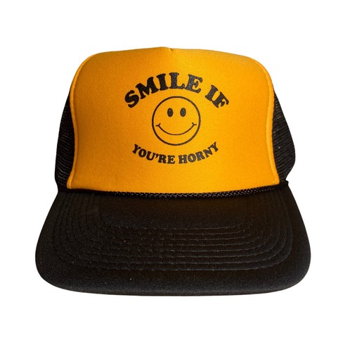 Funny trucker hat smile - trucker, if