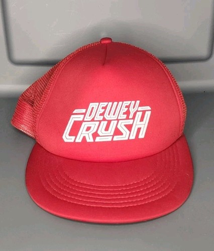 Dewey crush red hat - dewey, cap