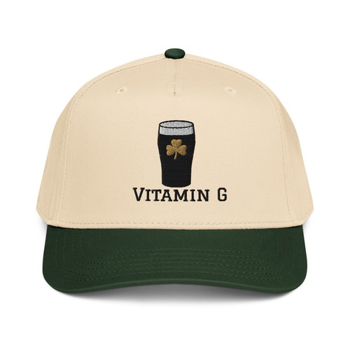 Embroidered vitamin guinness - vitamin,