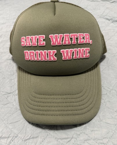 Nwot save water - save, wine