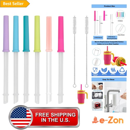 Silicone replacement straws - silicone,