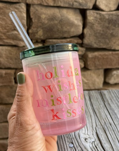 Pink green and - pink, drinking