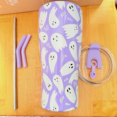 Halloween boo ghosts - boo, purple