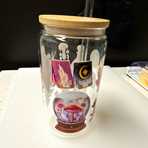 Clear glass tumbler cup - tumbler,