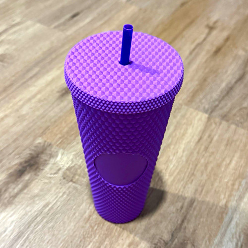 Purple plastic textured - purple,