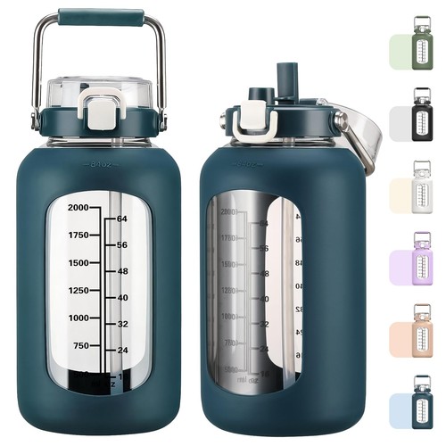 Mukoko 84oz glass water - 84oz, bottle