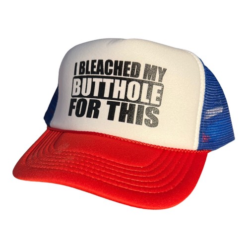 Funny trucker hat bleached - funny, i