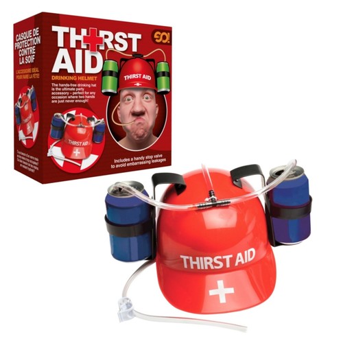 Thirst aid helmet drinking - aid,