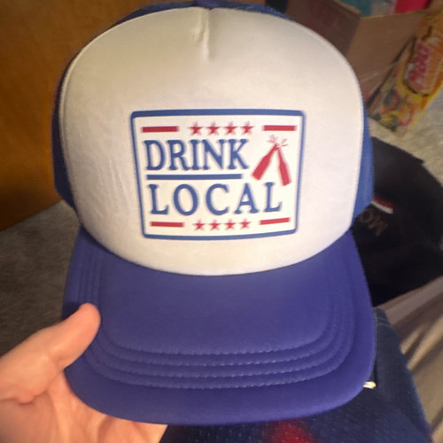 Outdoor cap blue - outdoor, white