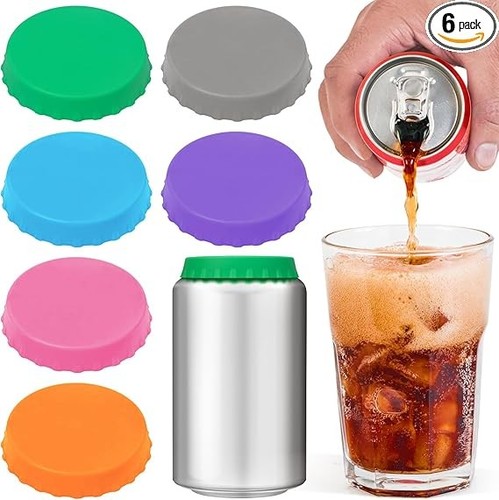 Silicone soda can cover top - 6x,