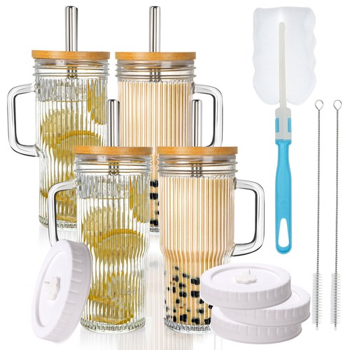 Birity 24oz ribbed glass - birity,