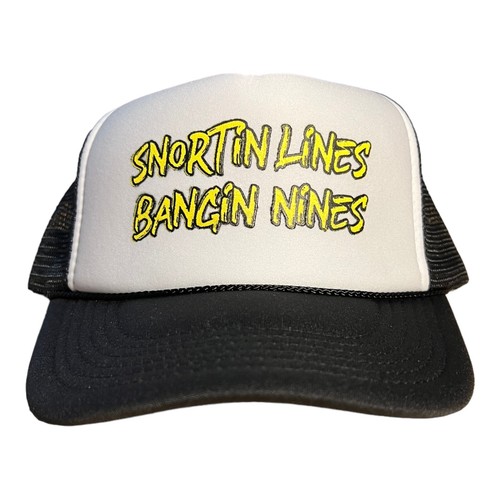 Funny trucker hat snortin - funny,