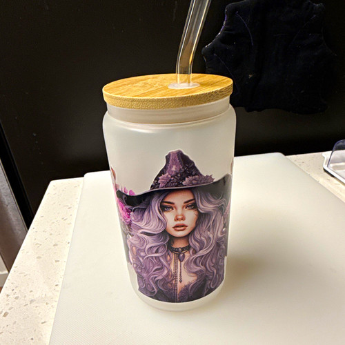 Frosted glass tumbler - frosted,