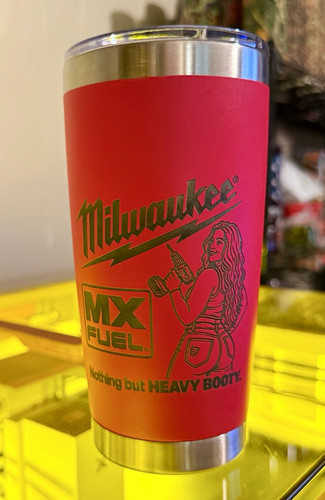 Engraved milwaukee booty - milwaukee, 20oz