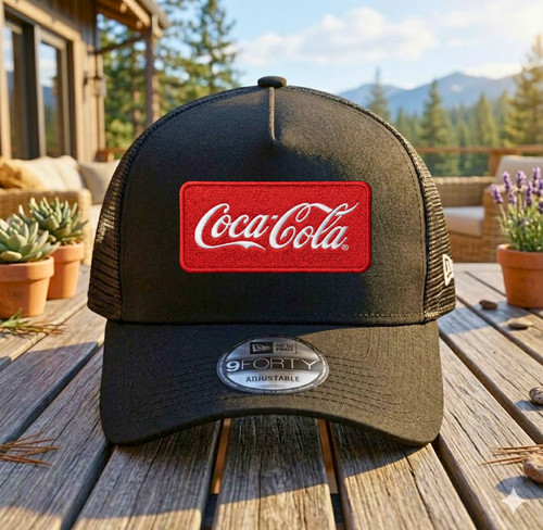 Coca cola logo - logo, embroidered