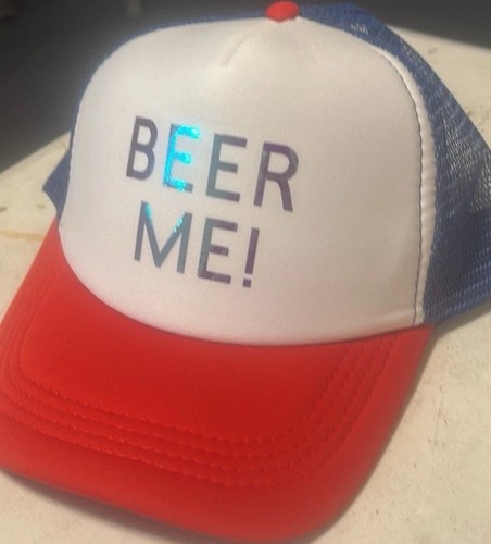Holographic drinking hat for - drinking,