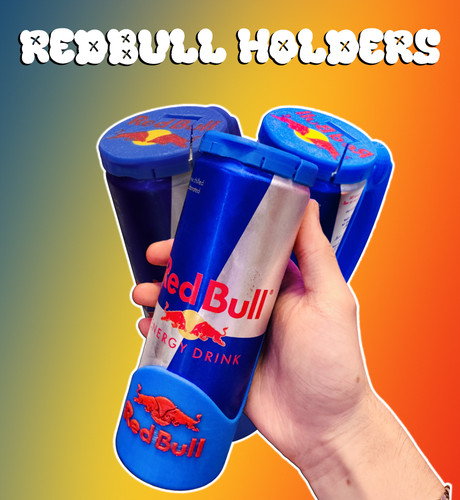 Redbull energy drink can - energy,