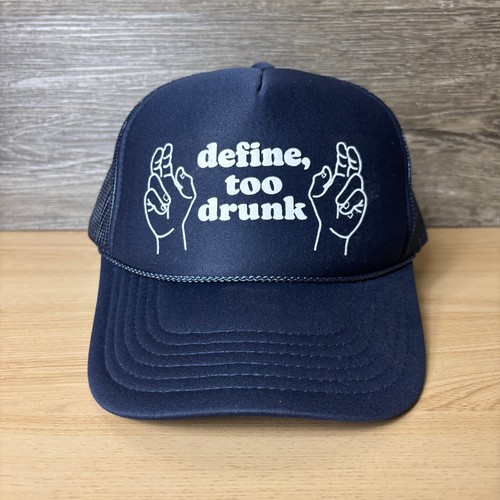Drinking hat cap - snap, back
