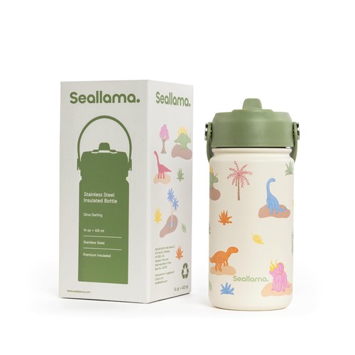 Seallama kids water bottle - seallama.,