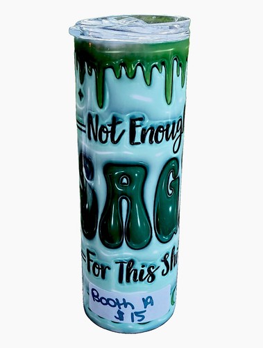 Light blue green drip - light, graphic