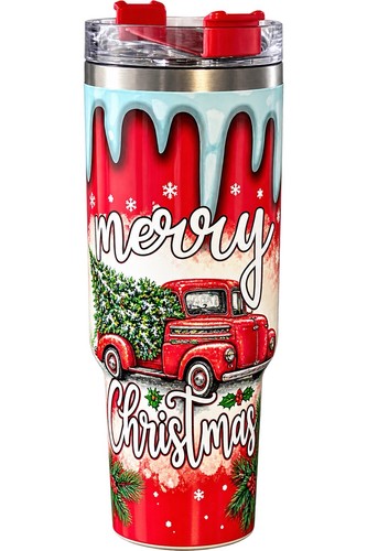 Christmas insulated tumbler - christmas,