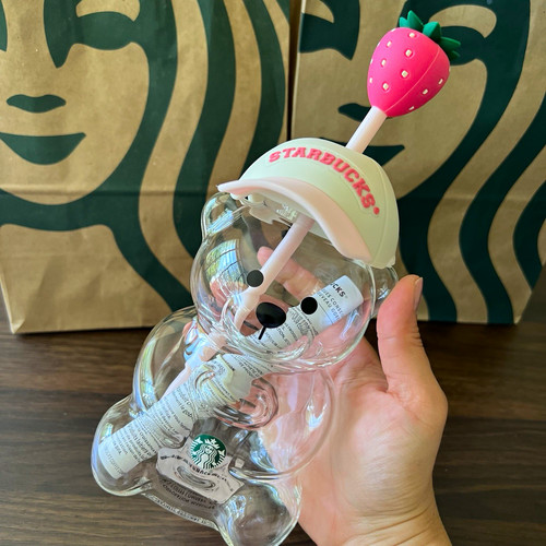 Starbucks bearista bear glass - starbucks,
