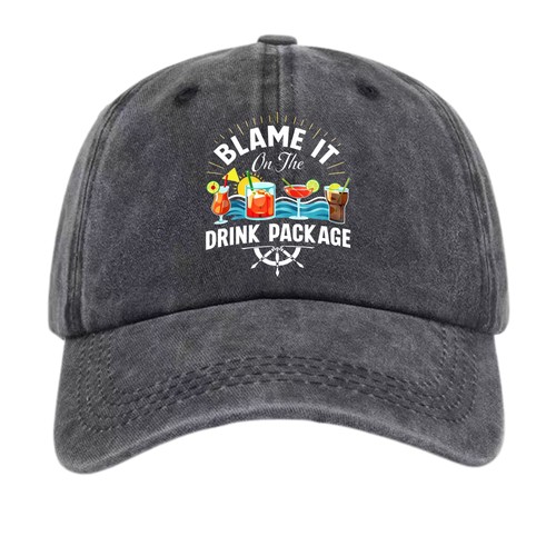 Vintage blame the drink - vintage, it