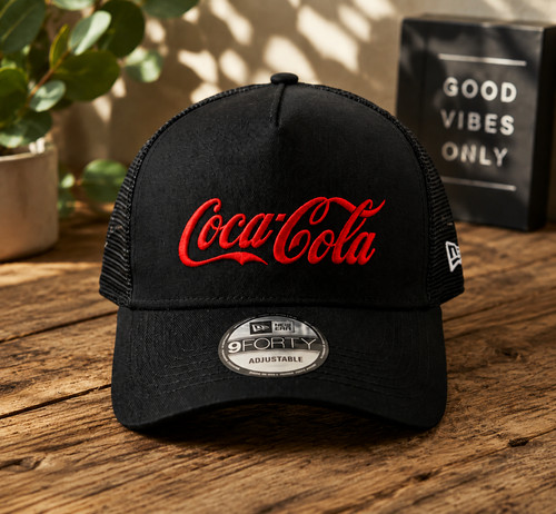 Coca cola embroidered - coca-cola, mesh